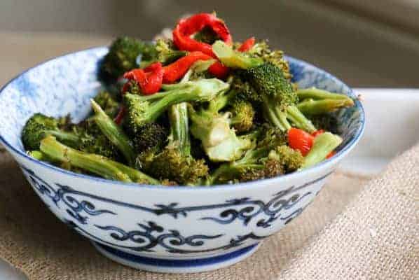 Roasted Broccoli Florets with Lemon and Butter