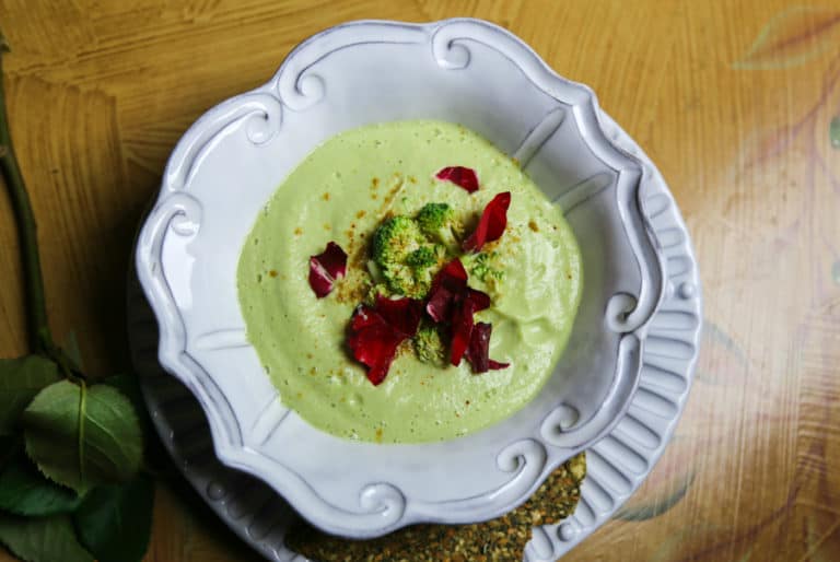 Raw Broccoli Soup Recipe for Detox in 5 Minutes