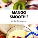 mango and banana smoothie, Mango and Banana Smoothie