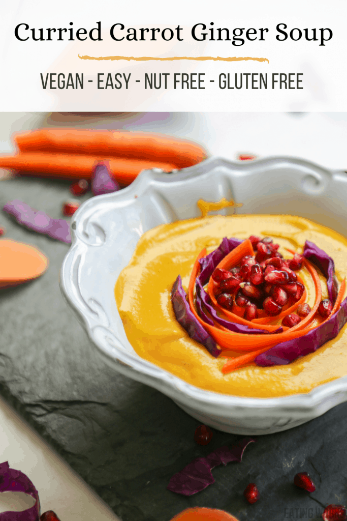 curried Carrot ginger soup pin