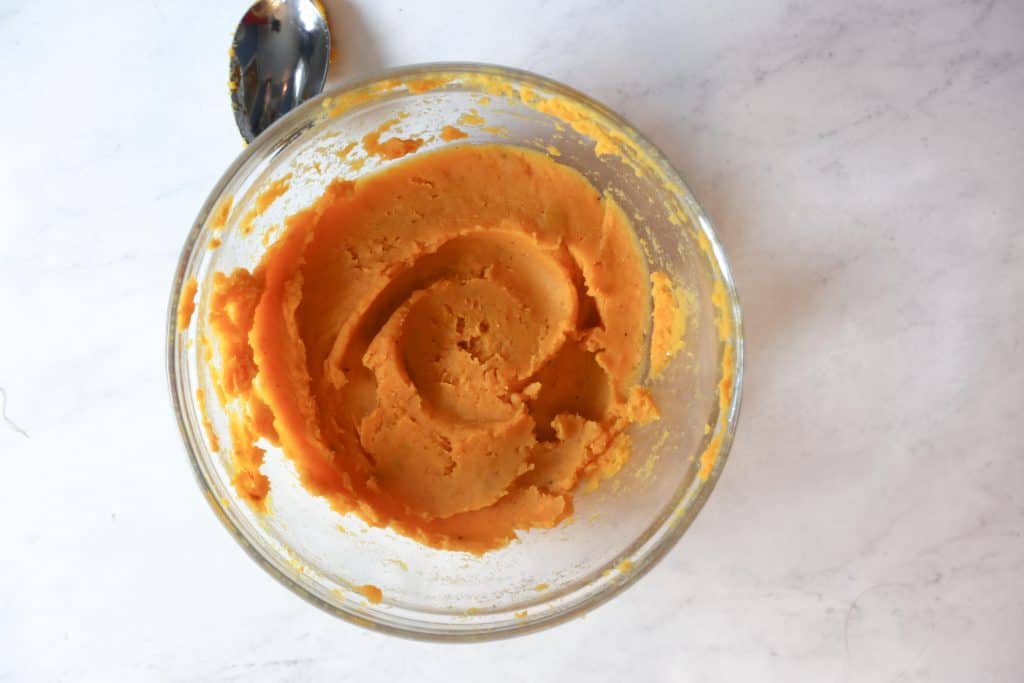 mashed sweet potatoes