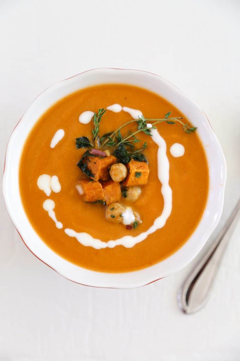 Vegan Curried Cauliflower Soup Recipe