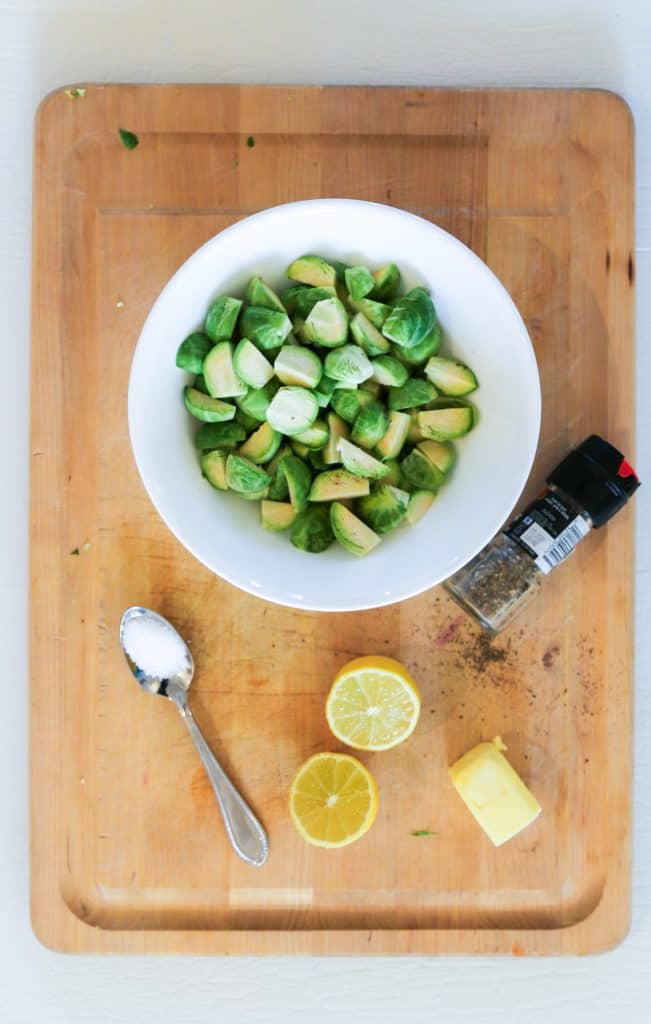 , Garlic Butter Brussels Sprouts