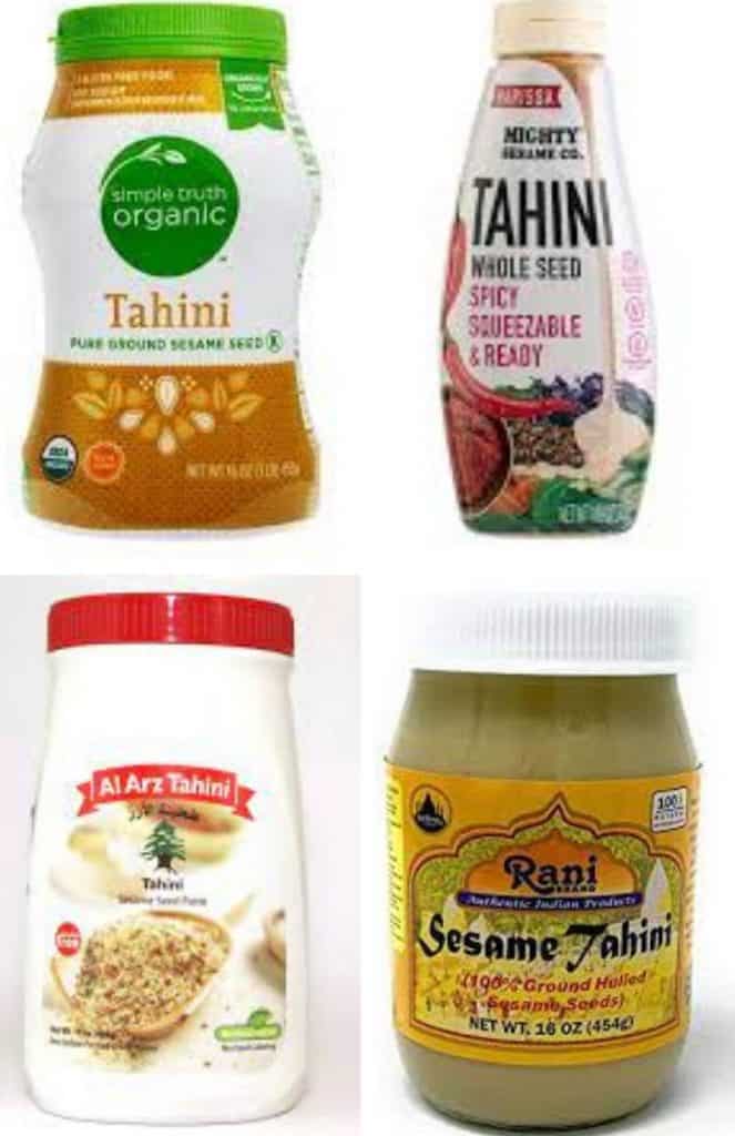 photo of brands of gluten free tahini