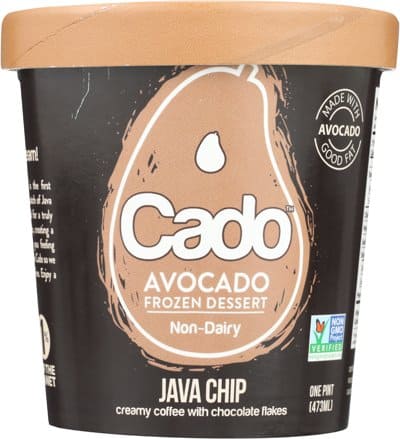 pint of java chip cado ice cream