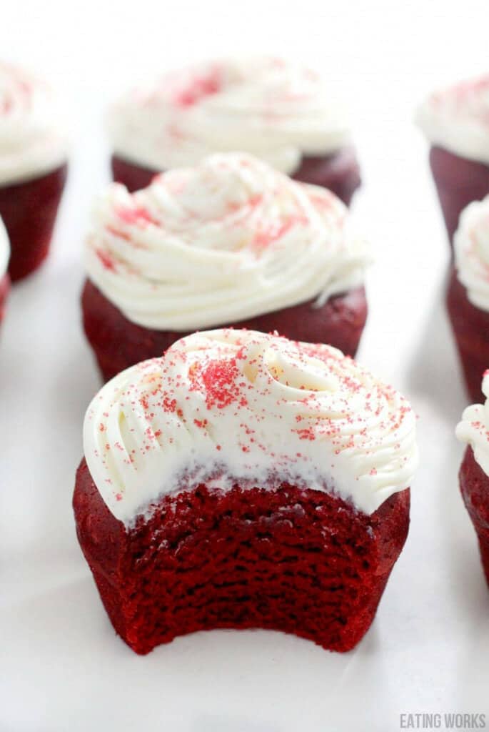 red velvet gluten free cupcake