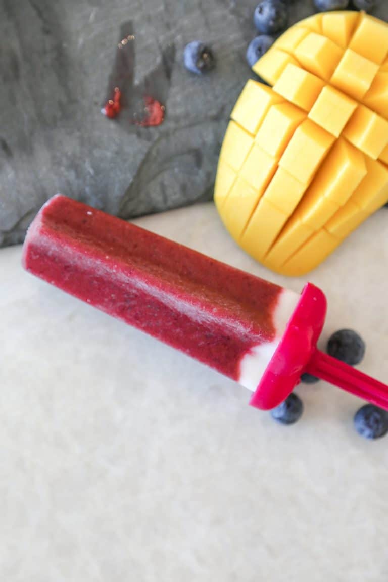 Homemade Cherry Popsicles Recipe (gluten free & vegan)