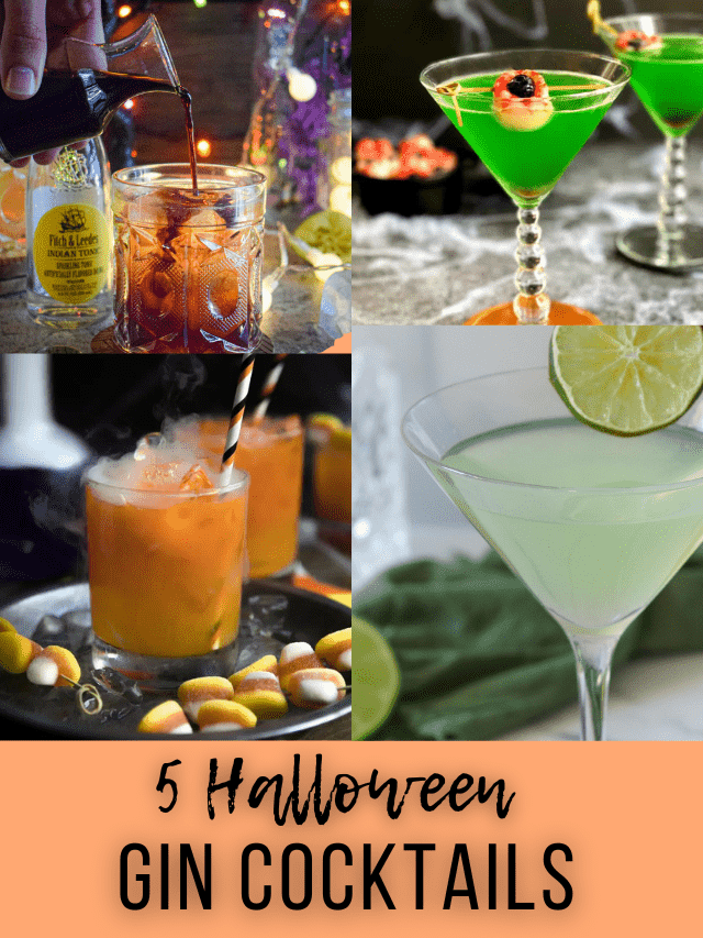 halloween gin cocktails, 5 Halloween Gin Cocktails