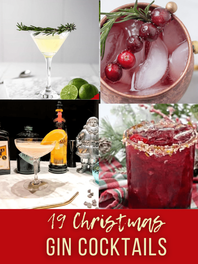 Christmas gin cocktails, 19 Gin Cocktails For The Christmas Holiday Season