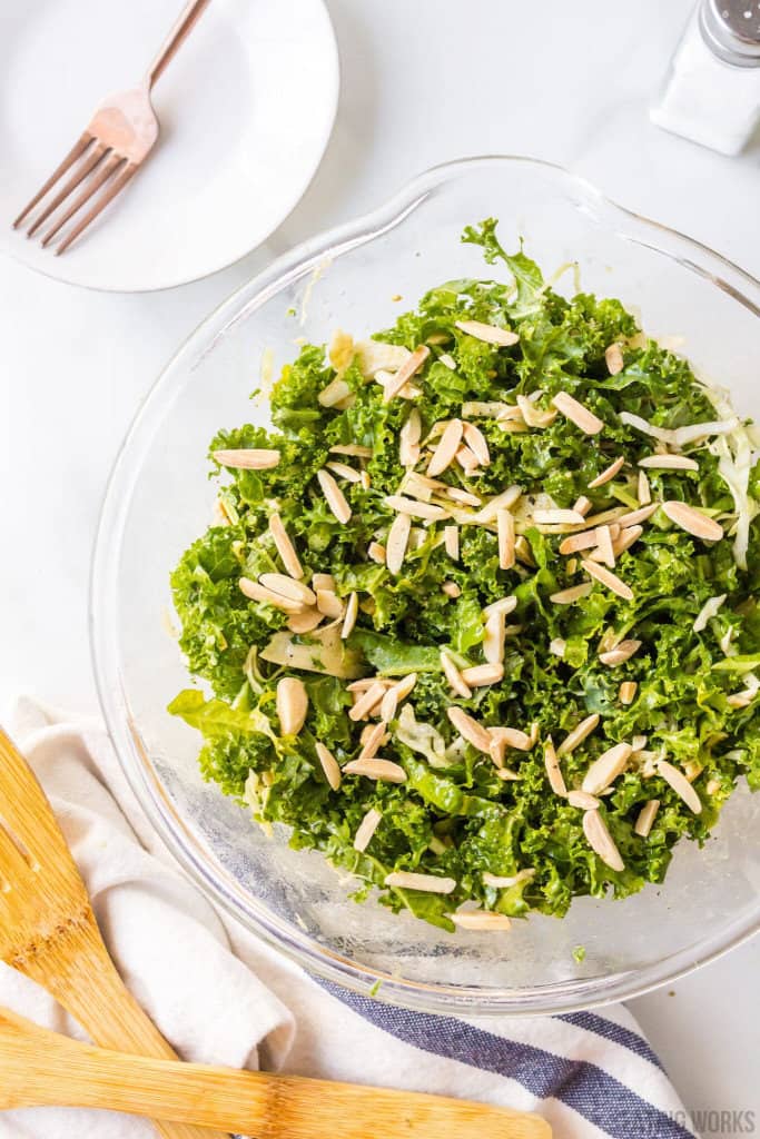 chick-fil-a kale salad in a bowl