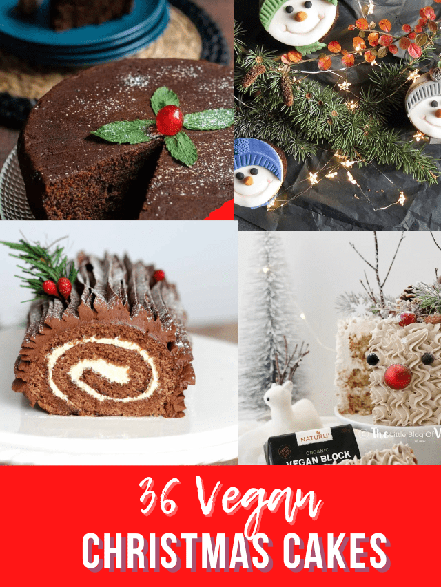 vegan christmas cakes, 36 Jolly Vegan Christmas Cakes