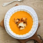 Sweet potato and pumpkin soup for diarrhea