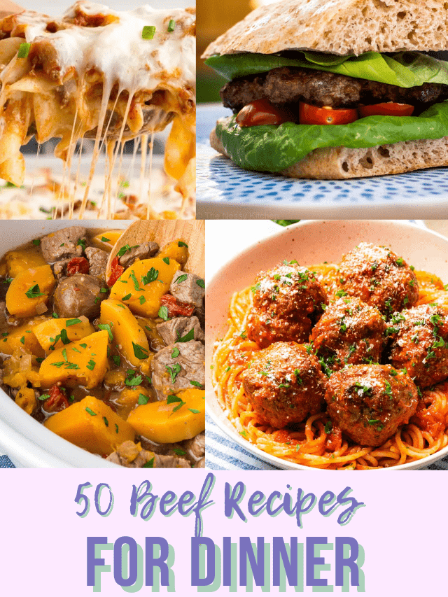 Quick dinner ideas with ground beef!