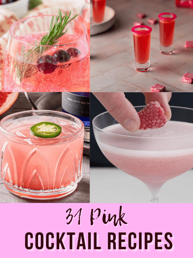 pink cocktails, 31 Perfectly Pink Cocktails