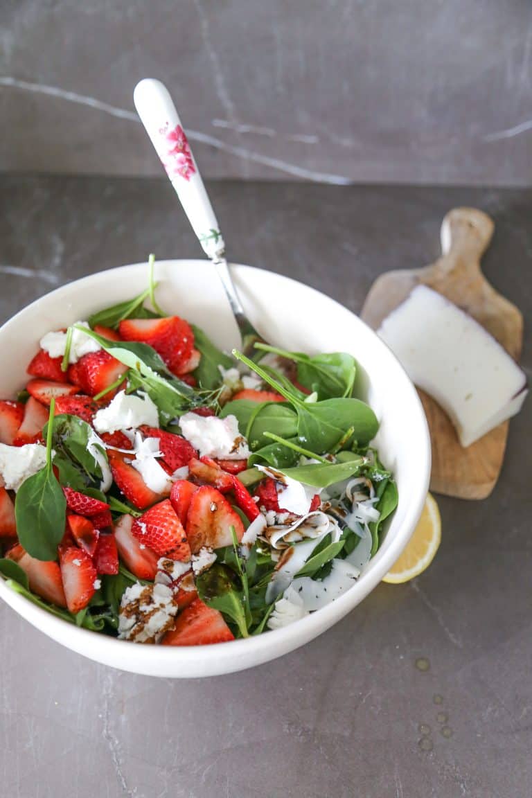 Strawberry and Goat Cheese Salad