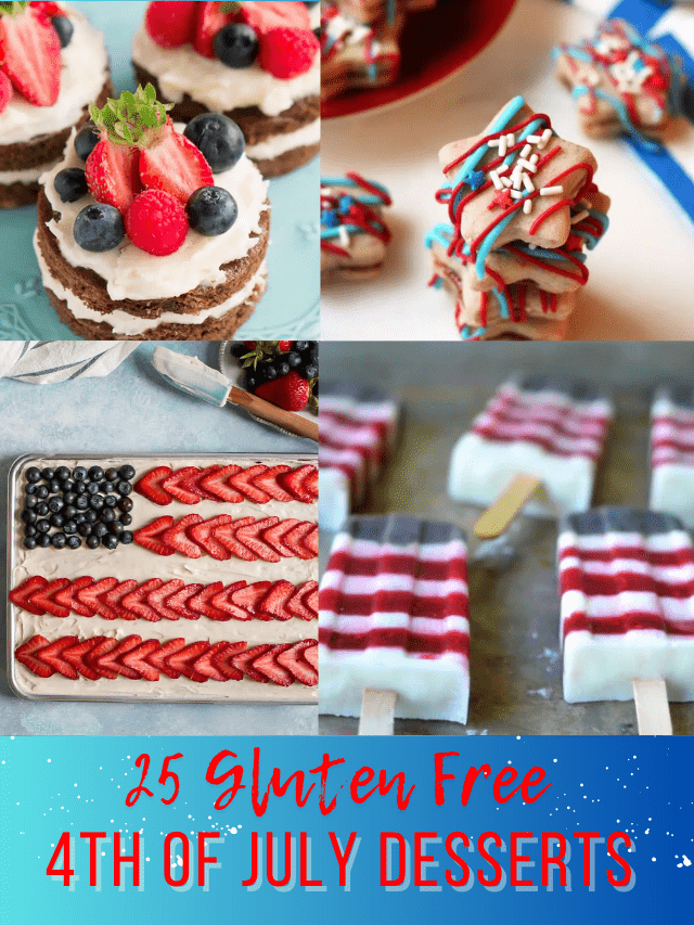4th of July desserts, Best Gluten Free 4th of July Desserts