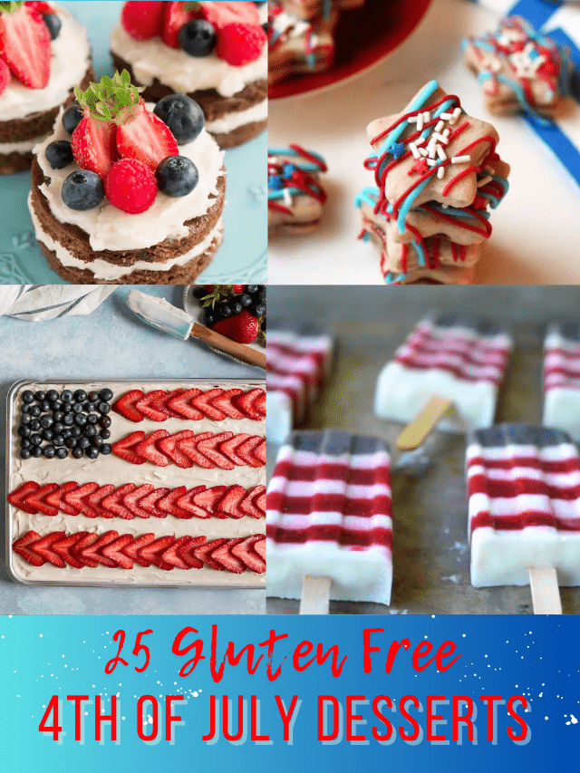 4th of July desserts, Easy GF Desserts To Make For The Best July 4th Ever!