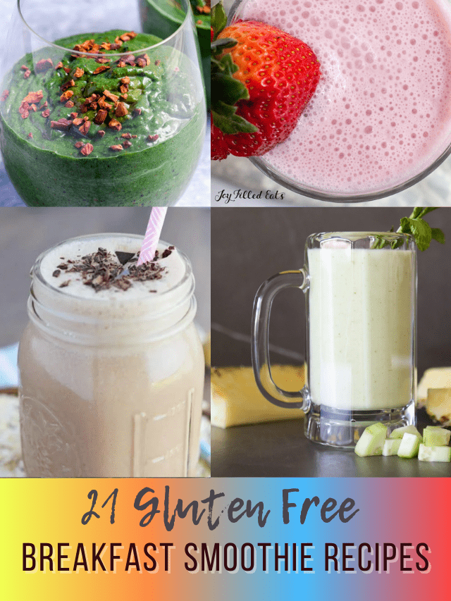 breakfast smoothie recipes, 21 Gluten Free Breakfast Smoothie Recipes To Start Your Morning