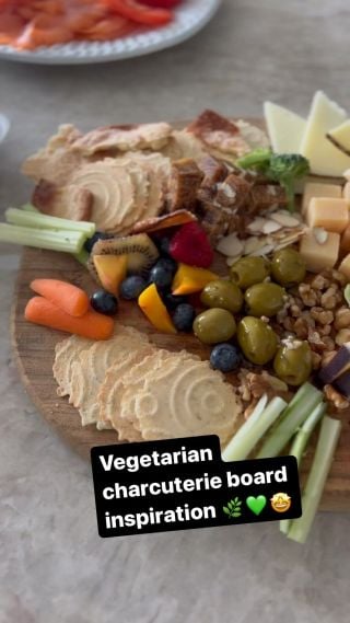 Vegetarian charcuterie board inspiration! #charcuterie #charcuterieboard #cheeseboard #cheese #foodie #food #foodporn #grazingboard #instafood #wine #cheeselover #cheeseplatter #smallbusiness #charcuterieboards #grazingtable #grazing #foodstagram #foodphotography #grazingbox #supportlocal #cheeseplate #shoplocal #grazingtables #charcuteriebox #graze #catering #fromage #handmade #woodworking #yummy